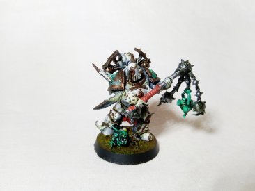 Warhammer 40k Series 3 Death Guard Plague Marine with Flail (Pro-Painted)