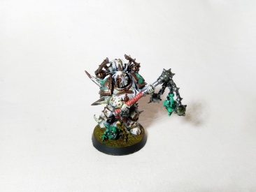 Warhammer 40k Series 3 Death Guard Plague Marine with Flail (Pro-Painted)