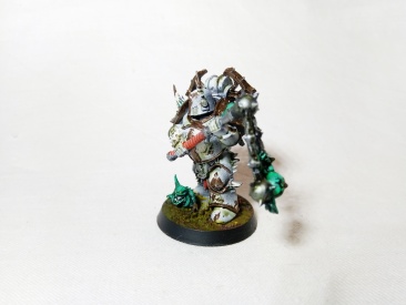 Warhammer 40k Series 3 Death Guard Plague Marine with Flail (Pro-Painted)