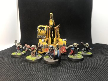 Warhammer 40k Space Orks Mek Gunz Smasha Gun (Pro-Painted)