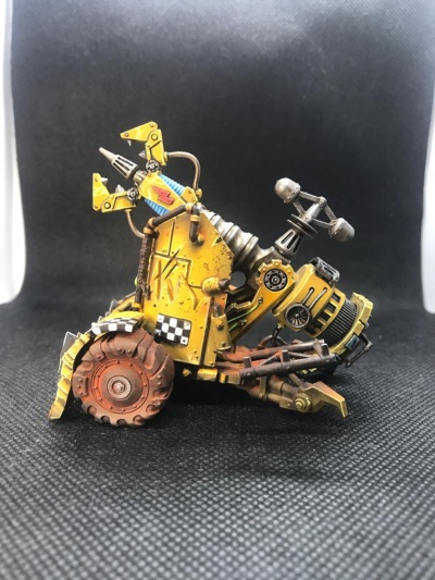Warhammer 40k Space Orks Mek Gunz Smasha Gun (Pro-Painted)
