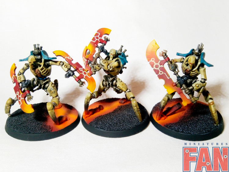 Warhammer 40k Necron Skorpekh Destroyers x3 (Pro-Painted)