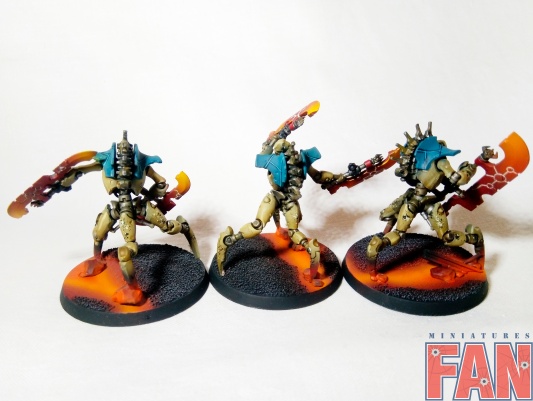 Warhammer 40k Necron Skorpekh Destroyers x3 (Pro-Painted)