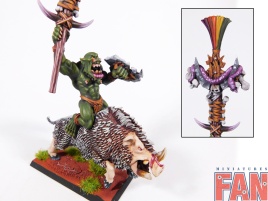 Warhammer Age Of Sigmar Savage Boarboys / Maniaks x5 (Pro-Painted)