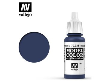 Краска Vallejo Model Color: Transparent Blue 70.938