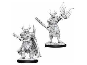Pathfinder Battles Deep Cuts: Male Half-Orc Druid