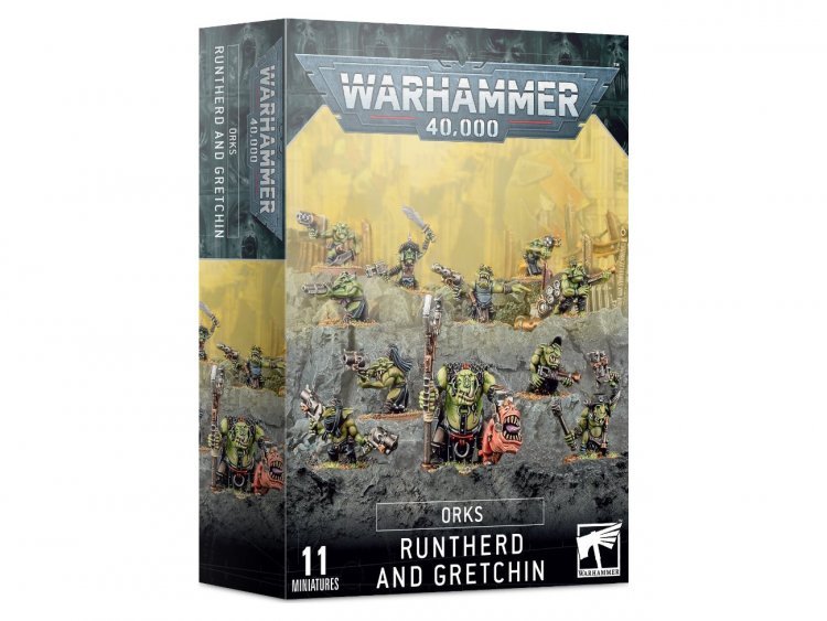 Runtherd and Gretchin (предзаказ 2025, Orks, Warhammer 40k)