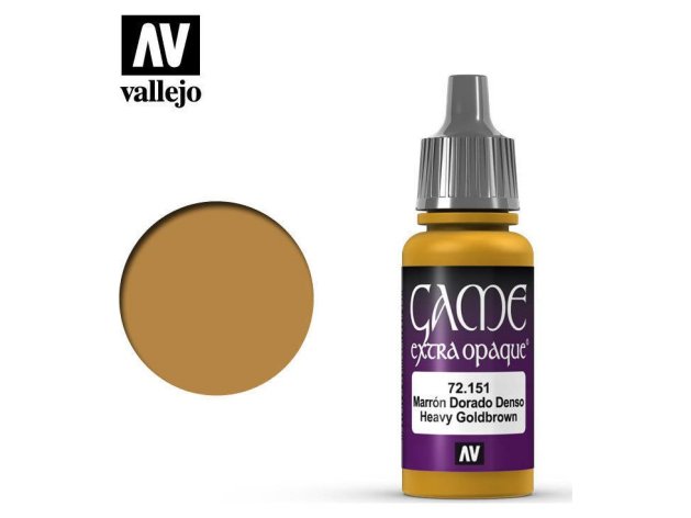 Краска Vallejo Game Color: Heavy Goldbrown 72.151