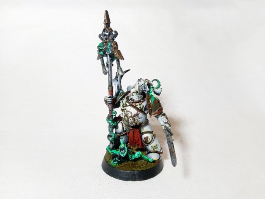 Warhammer 40k Death Guard Plague Marine Icon Bearer (Pro-Painted)