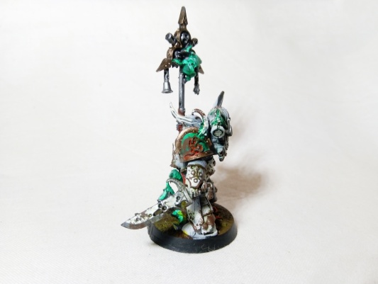 Warhammer 40k Death Guard Plague Marine Icon Bearer (Pro-Painted)