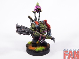 Warhammer 40k Space Orks Nobz x5 (Pro-Painted)