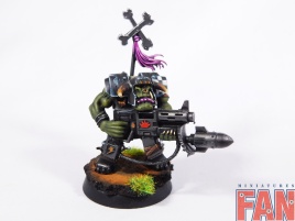 Warhammer 40k Space Orks Nobz x5 (Pro-Painted)
