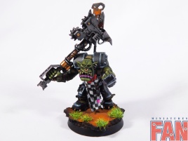 Warhammer 40k Space Orks Nobz x5 (Pro-Painted)