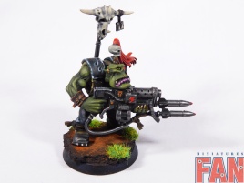 Warhammer 40k Space Orks Nobz x5 (Pro-Painted)