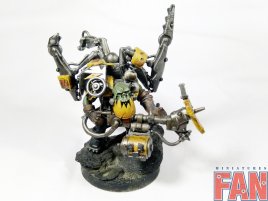 Warhammer 40k Bad Moons Ork Big Mek Boss conversion (Pro-Painted)