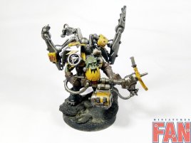 Warhammer 40k Bad Moons Ork Big Mek Boss conversion (Pro-Painted)