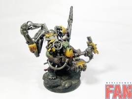 Warhammer 40k Bad Moons Ork Big Mek Boss conversion (Pro-Painted)