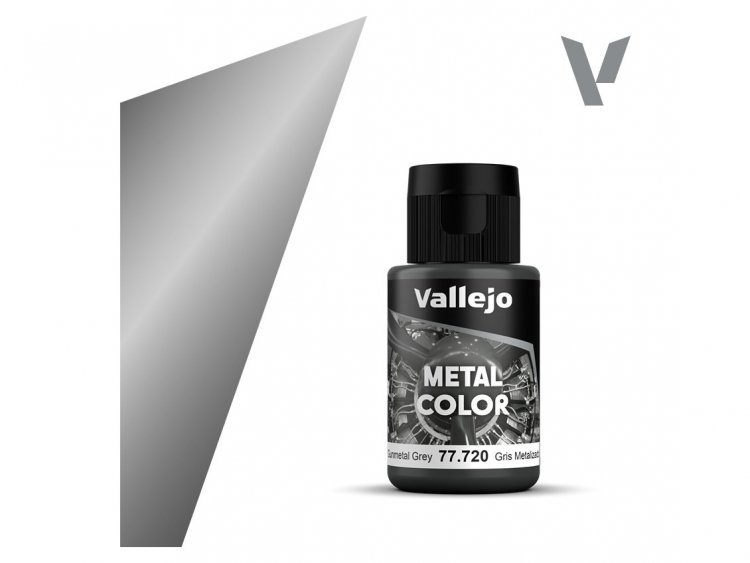 Краска Vallejo Metal Color: Gunmetal Grey 77.720 (32 мл)