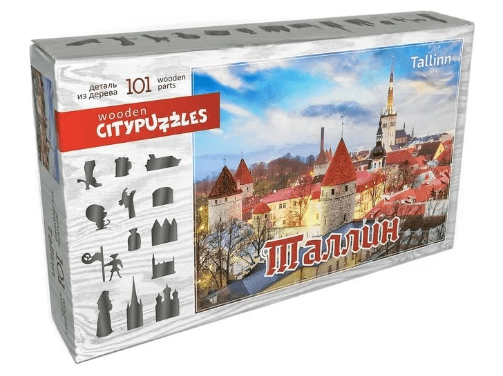 Пазл Wooden Citypuzzles: Таллин
