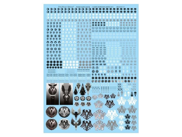 Raven Guard Legion Transfer Sheet (предзаказ 2024, GW Direct, The Horus Heresy)