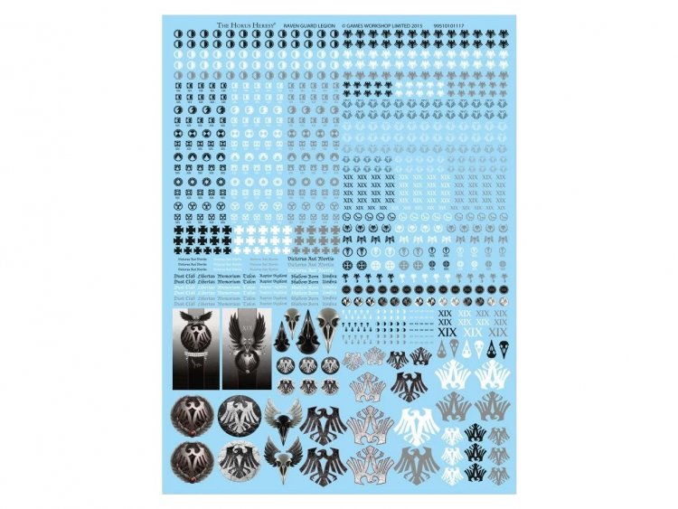 Raven Guard Legion Transfer Sheet (предзаказ 2022, The Horus Heresy)