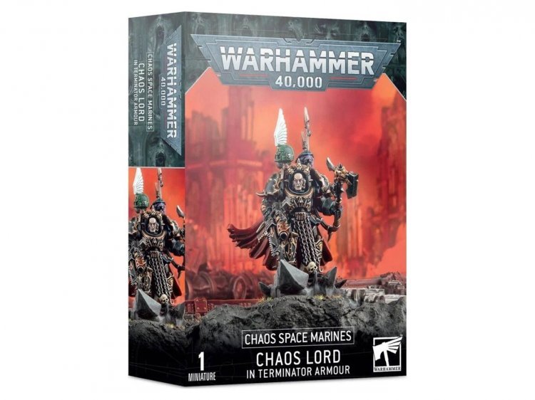Chaos Space Marines Lord in Terminator Armour 2022 (предзаказ 2025, Warhammer 40k)
