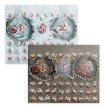 Blood Bowl Ogre Team Pitch & Dugouts