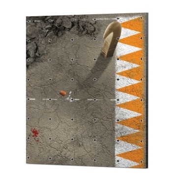 Blood Bowl Ogre Team Pitch & Dugouts