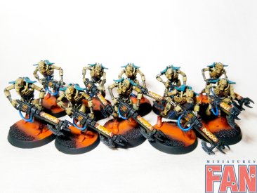 Warhammer 40k Necron Warriors x10 (Painted)