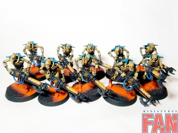 Warhammer 40k Necron Warriors x10 (Painted)