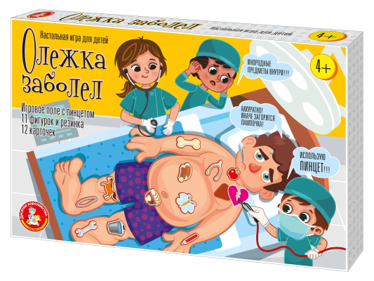 Игра электронная настольная &quot;Олежка заболел&quot;