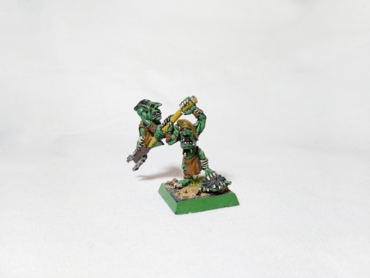 Warhammer Fantasy AoS Orcs and Goblins Stone Thower Catapult (OOP Painted Metal)