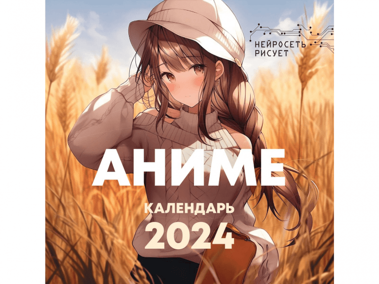Нейросеть рисует: Аниме. Календарь 2024