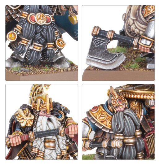 Dwarf Lords with Shieldbearers (The Old World)