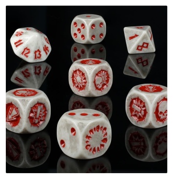 Blood Bowl Ogre Team Dice 99220913001 (Limited, OOP, New Unopened)