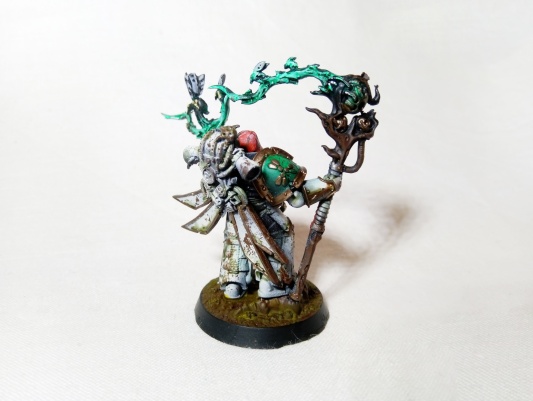 Warhammer 40k CSM Death Guard Malignant Plaguecaster (Pro-Painted)