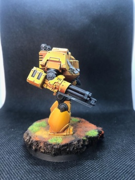 Warhammer 40k Imperial Fists Space Marines Contemptor Dreadnought x1 (Pro-Painted)