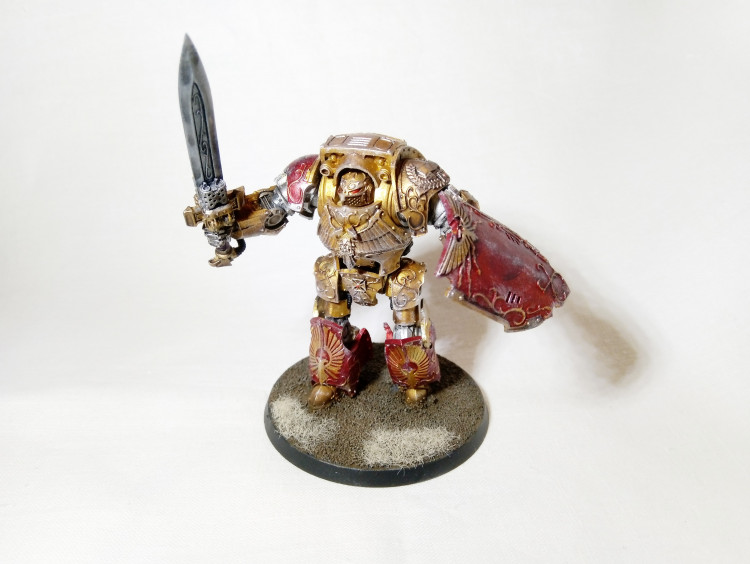 Warhammer 30k / 40k FW Legio Custodes Contemptor Galatus Dreadnought (Pro-Painted)