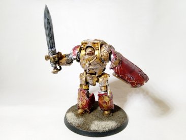 Warhammer 30k / 40k FW Legio Custodes Contemptor Galatus Dreadnought (Pro-Painted)