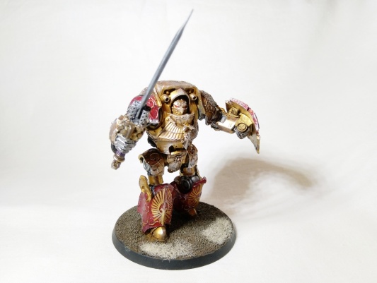 Warhammer 30k / 40k FW Legio Custodes Contemptor Galatus Dreadnought (Pro-Painted)