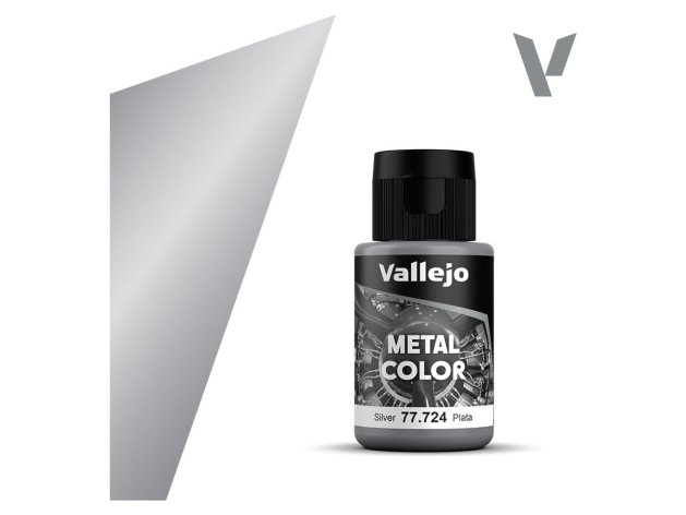Краска Vallejo Metal Color: Silver 77.724 (32 мл)