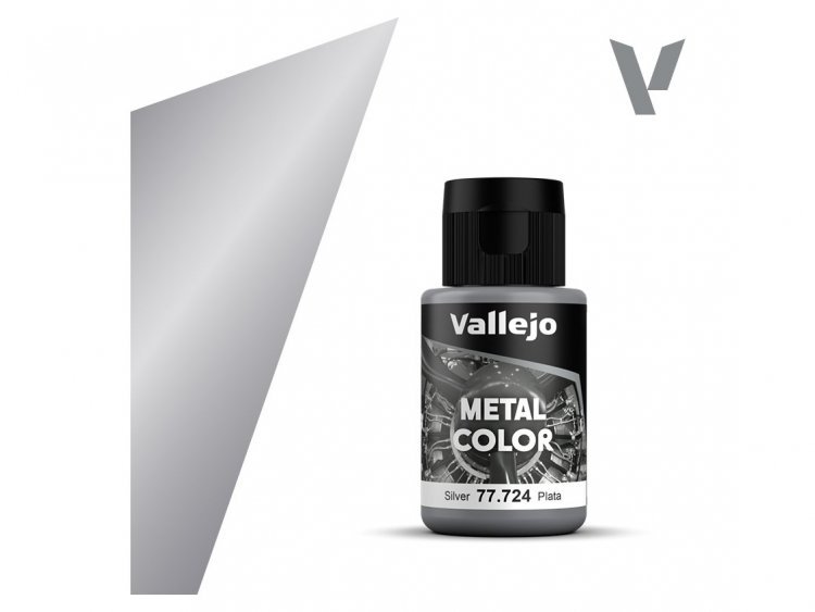 Краска Vallejo Metal Color: Silver 77.724 (32 мл)