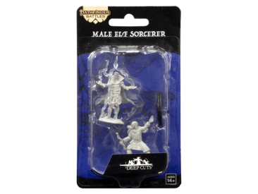 Pathfinder Deep Cuts Неокрашенные Миниатюры: Эльф Колдун Мужчина
