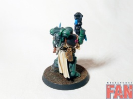 Warhammer 40k Space Marine Dark Angels Lieutenant Zakariah (Pro-Painted)