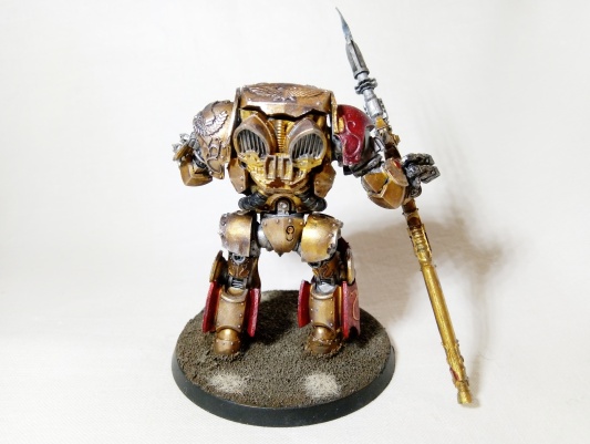 Warhammer 30k / 40k FW Legio Custodes Contemptor Achillus Dreadnought (Pro-Painted)
