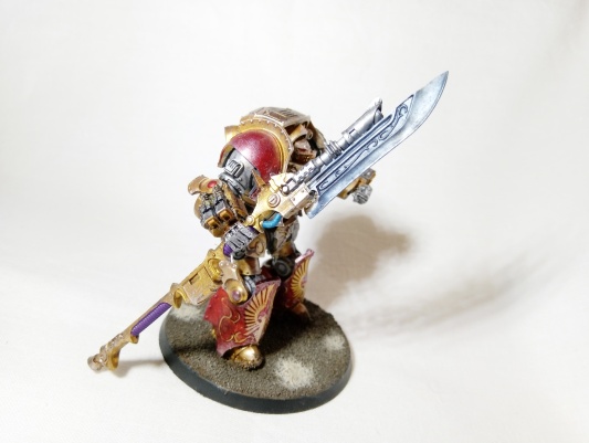 Warhammer 30k / 40k FW Legio Custodes Contemptor Achillus Dreadnought (Pro-Painted)