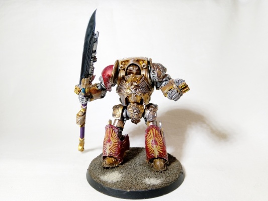 Warhammer 30k / 40k FW Legio Custodes Contemptor Achillus Dreadnought (Pro-Painted)