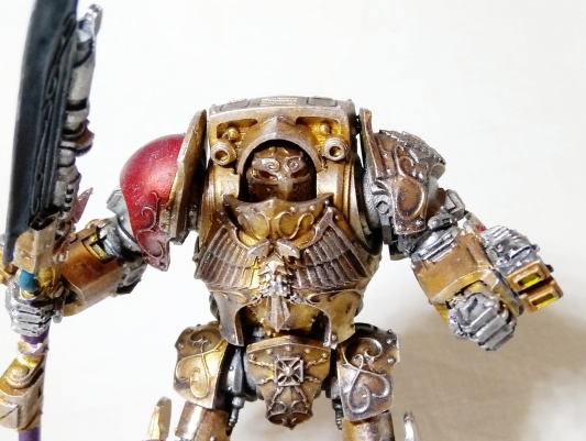 Warhammer 30k / 40k FW Legio Custodes Contemptor Achillus Dreadnought (Pro-Painted)