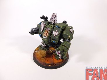 Warhammer 40000 Dark Angels Space Marines Dreadnaught (Pro-Painted)