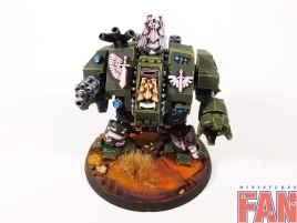 Warhammer 40000 Dark Angels Space Marines Dreadnaught (Pro-Painted)